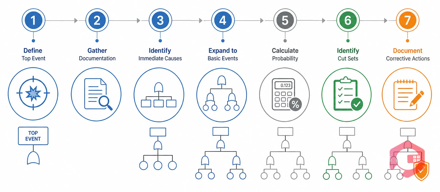 Seven step process to build a fault tree analysis in maintenance | Cryotos