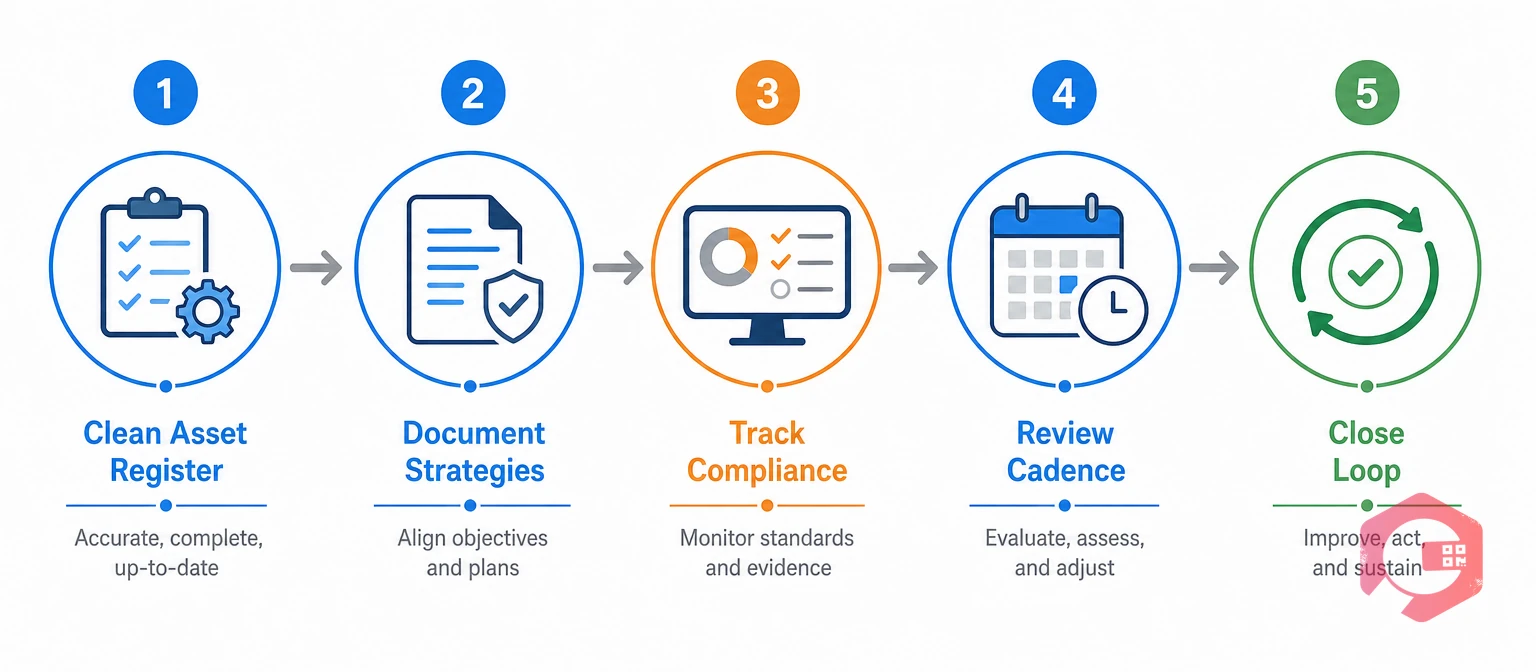Five steps to prepare a CMMS for ISO 55000 alignment | Cryotos