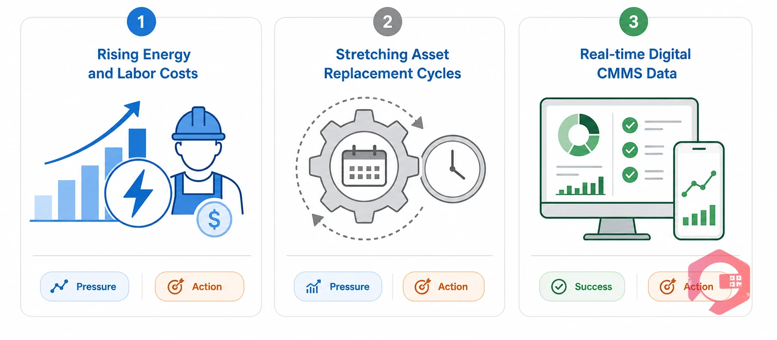 Three pressures driving maintenance benchmarking in 2026 | Cryotos