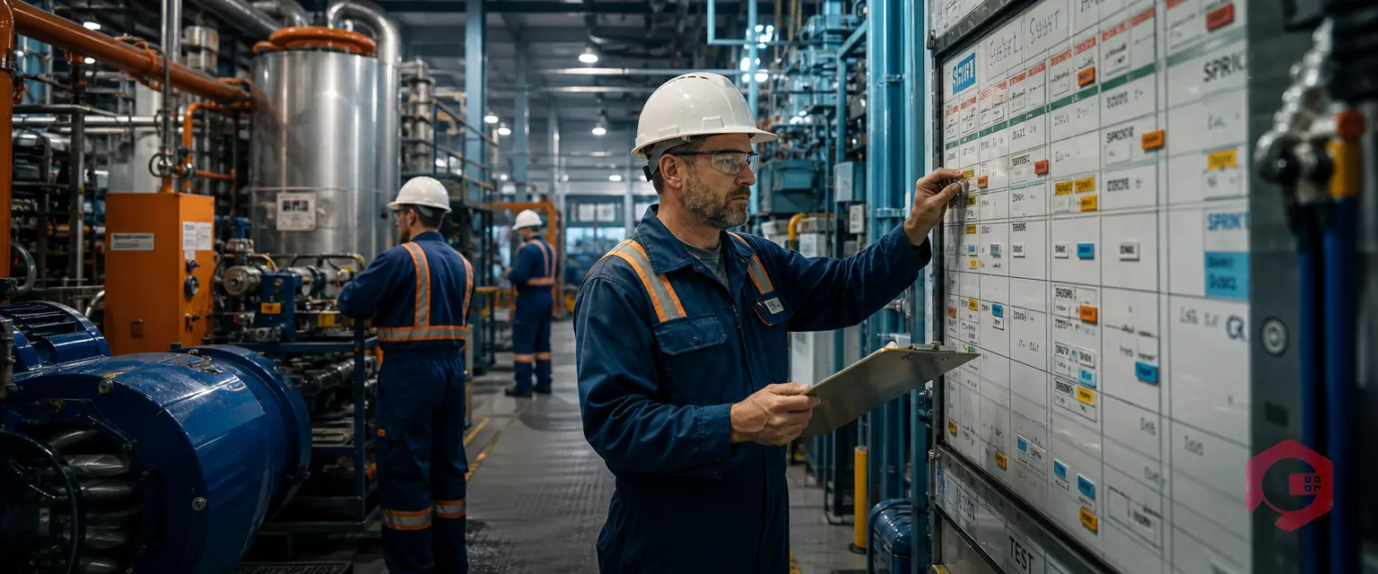 Maintenance planner scheduling technician shifts in an industrial facility | Cryotos