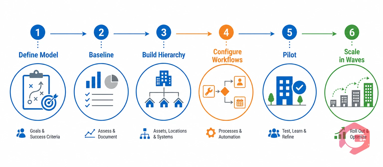 A six-step CMMS rollout plan for multi-unit portfolios | Cryotos