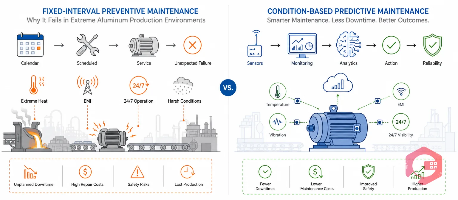 Why standard preventive maintenance intervals fail in aluminum plants | Cryotos
