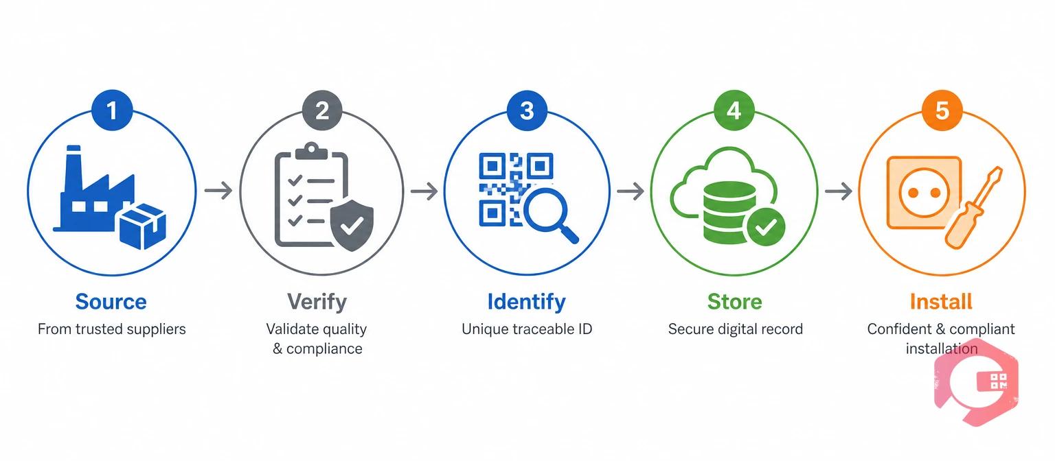 Source-to-Socket five-link traceability framework from supplier to installation | Cryotos