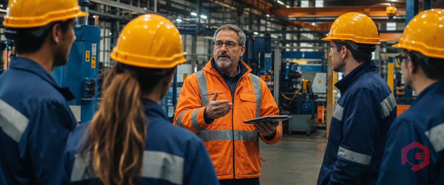 Maintenance supervisor organizing shift teams and schedules in an industrial plant | Cryotos