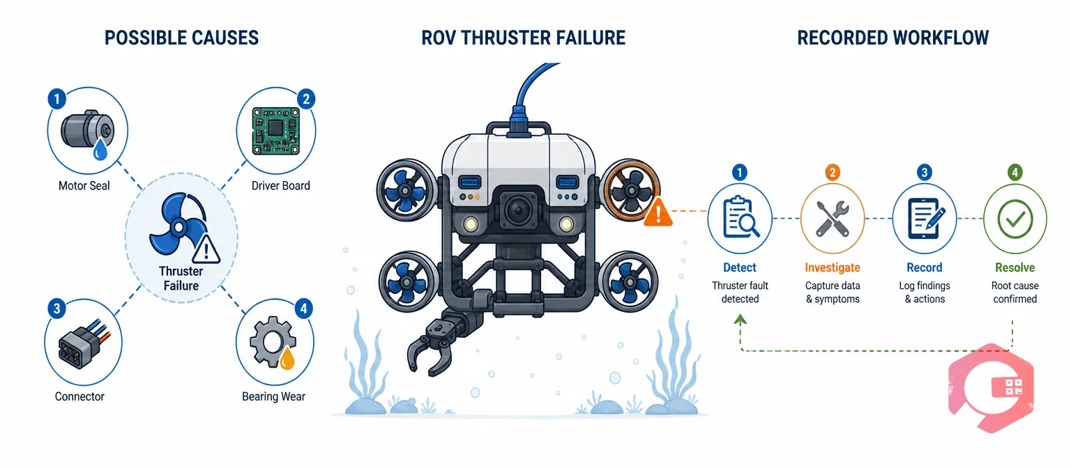 ROV thruster failure causes overview | Cryotos