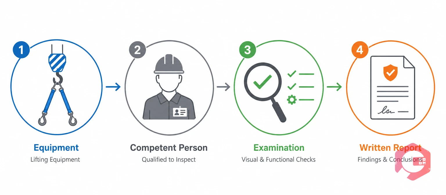 What a LOLER thorough examination involves: competent person, equipment checks and written report | Cryotos