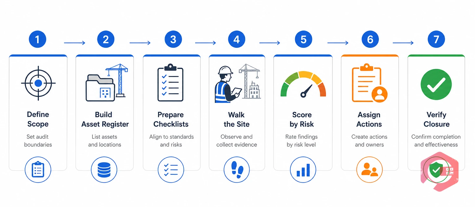 Seven steps to conduct a construction site HSE audit | Cryotos