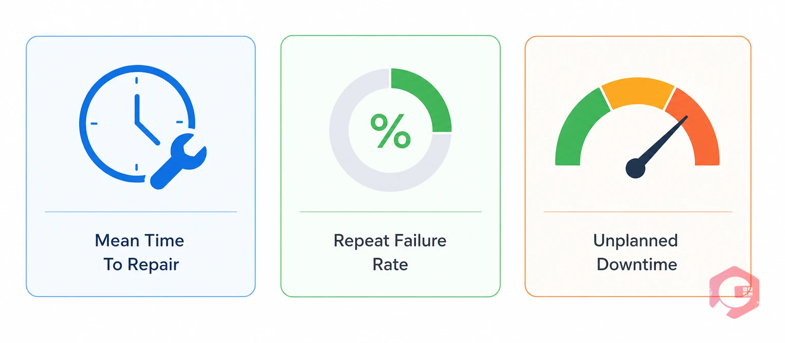 Key metrics to measure equipment troubleshooting results | Cryotos