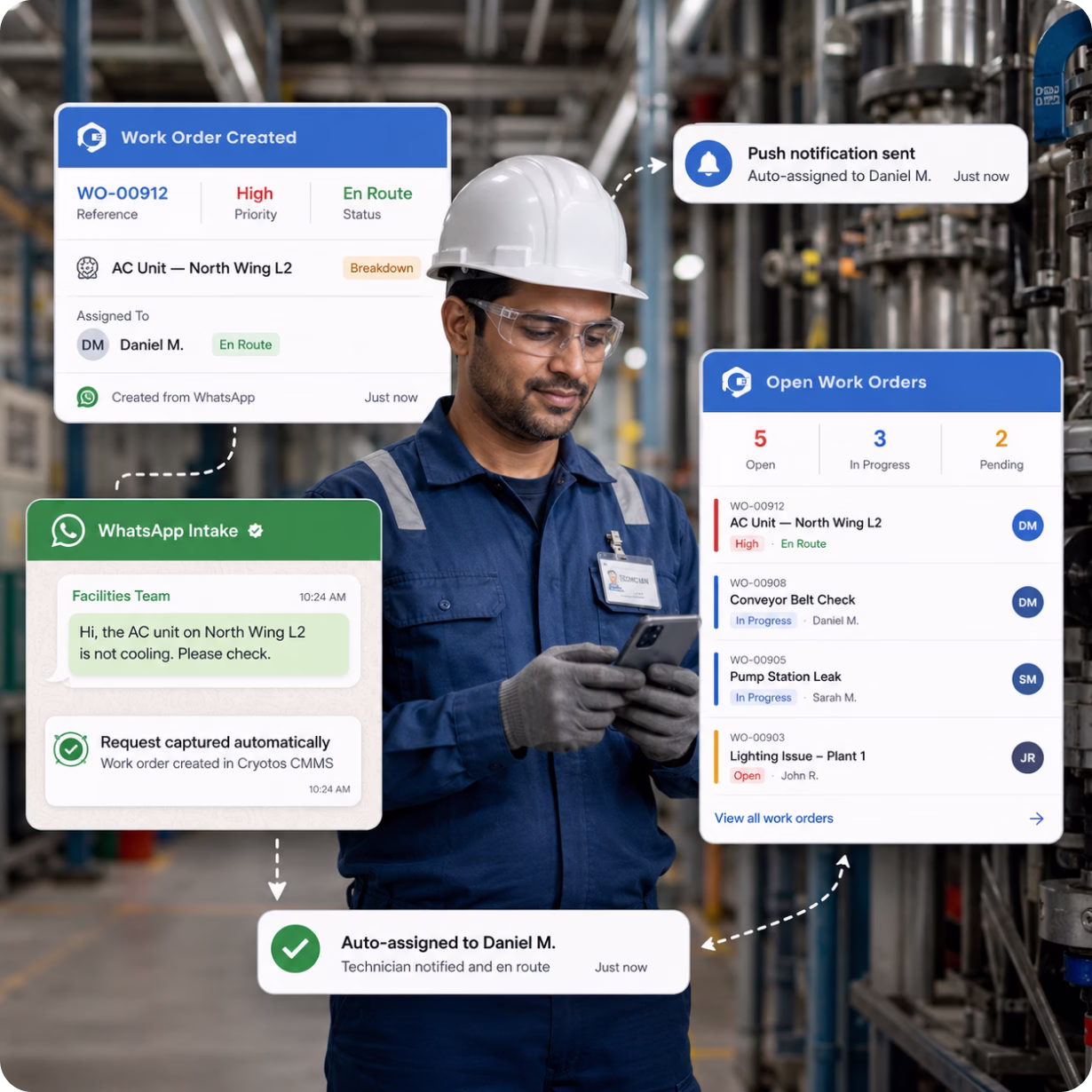 AI-Powered Work Orders with Voice Commands