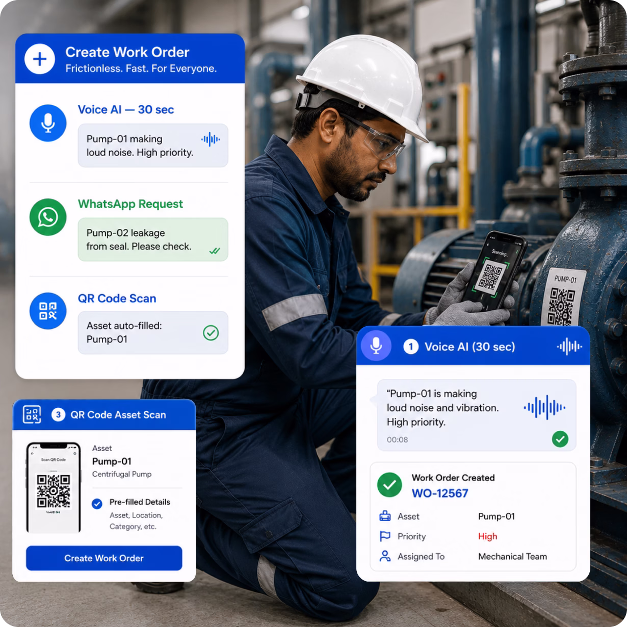 AI-Powered Work Orders with Voice Commands