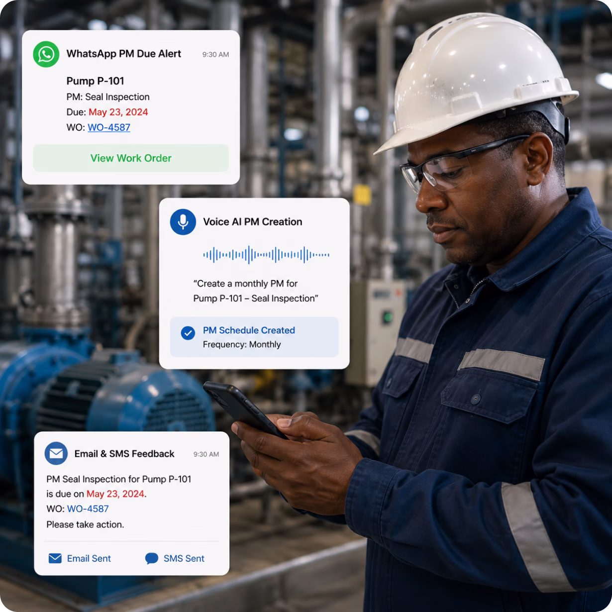 AI-Powered Work Orders with Voice Commands