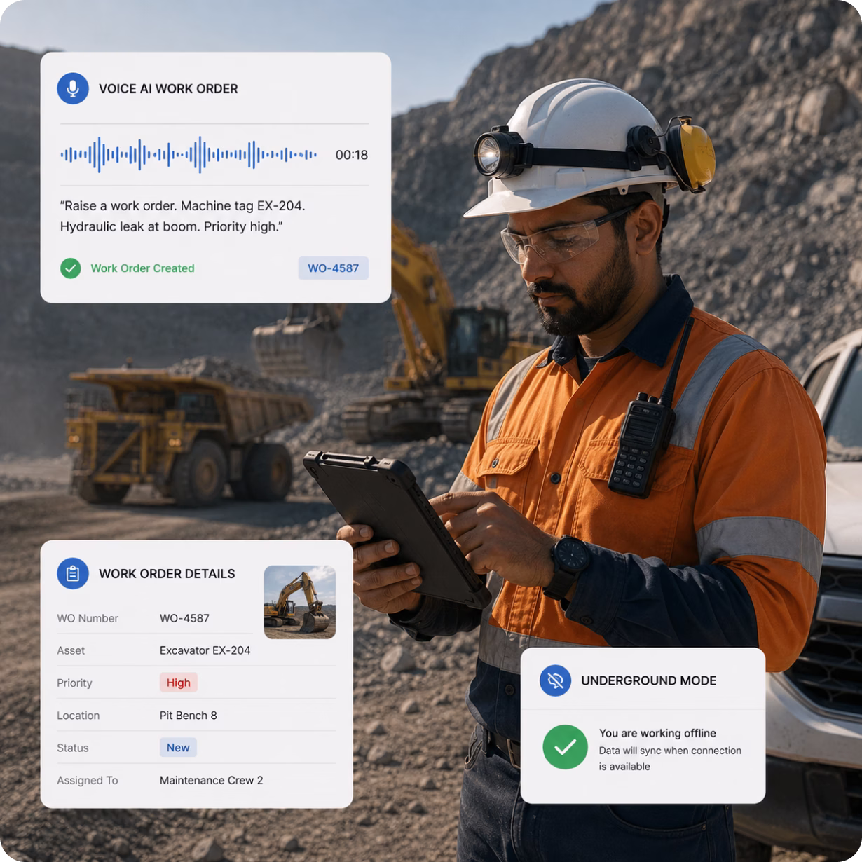 AI-Powered Work Orders with Voice Commands