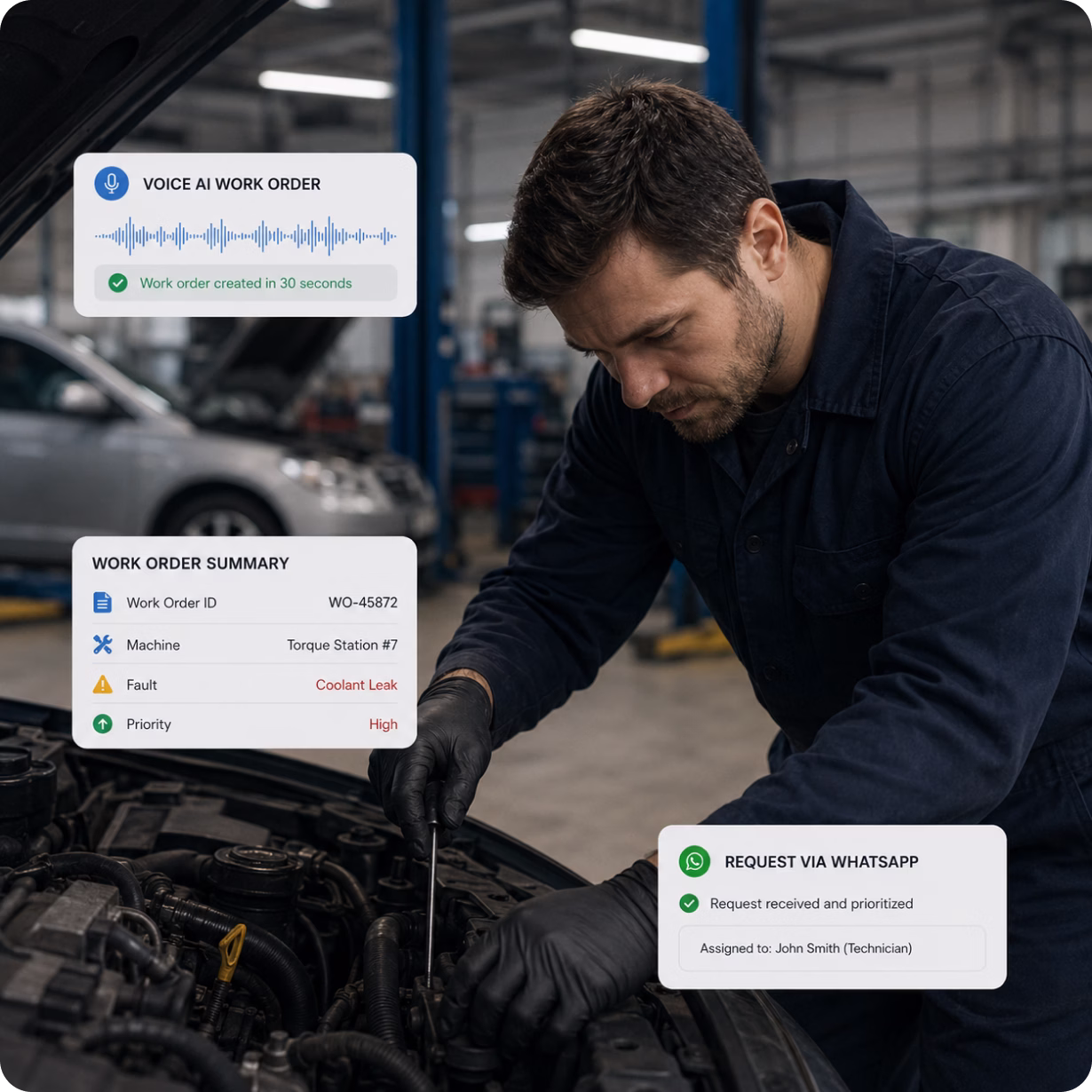 AI-Powered Work Orders with Voice Commands