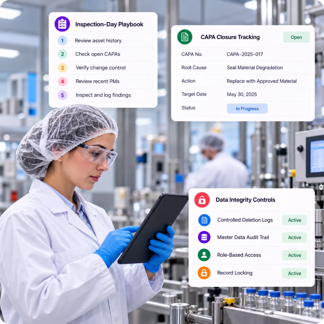 Work Order Management AI voice-powered work order screen in Cryotos CMMS