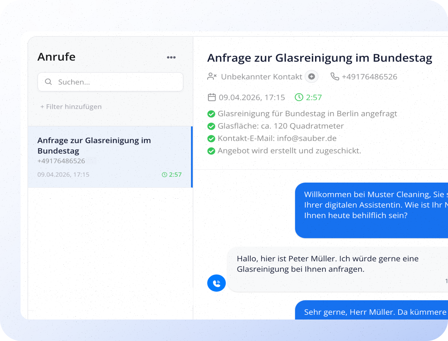 Setup Schritt 3: Anrufe in PlanD tracken
