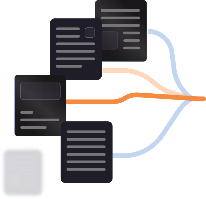 Image of different SLA documents connected.