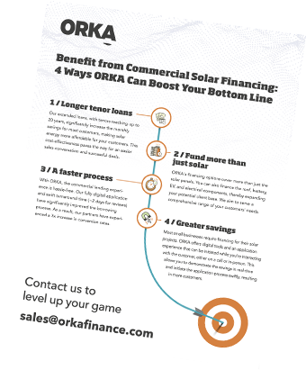 FREE RESOURCE: Benefit from Commercial Solar Financing: 4 Ways ORKA Can Boost Your Bottom Line