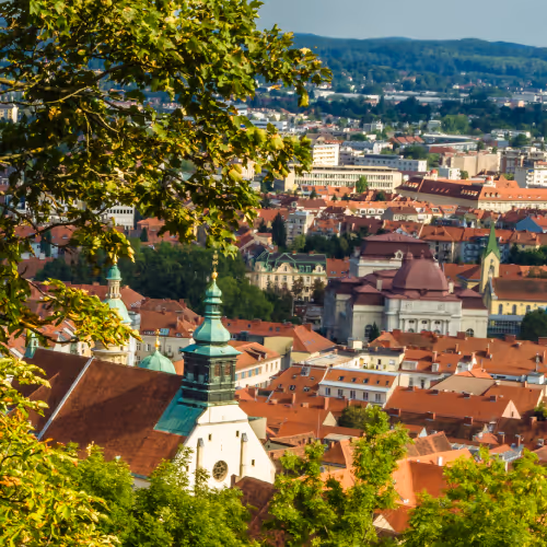 Blick auf die Stadt Graz