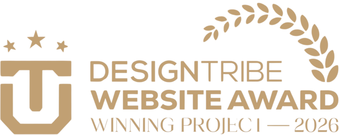 DesignTribe Website Award 2026 – Ausgezeichnete Website