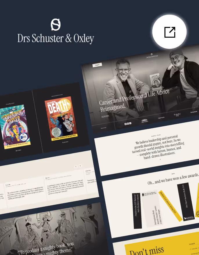 Mockup of the Drs Schuster & Oxley Website