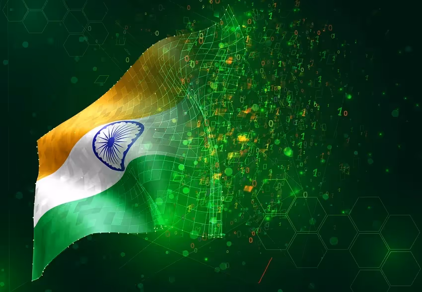 Digital flag of India