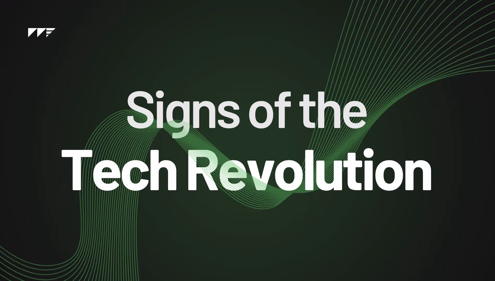 Signs of the Tech Revolution - newsletter logo