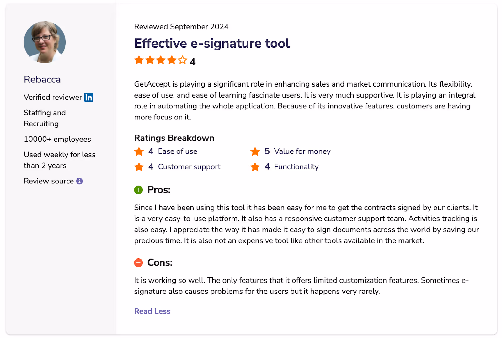 GetAccept user review