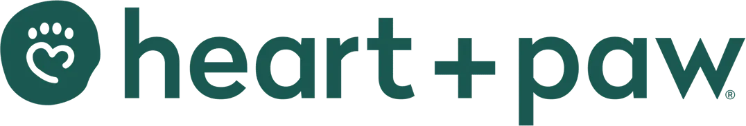 Heart + Paw Primary Logo in Green