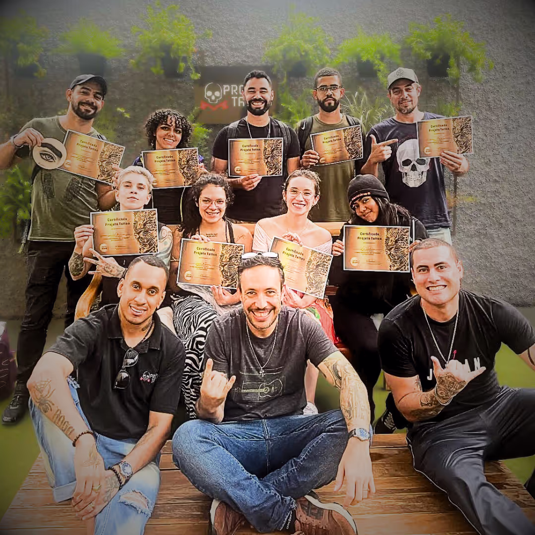 Alunos com professores, Rob, Régis e Robinho
