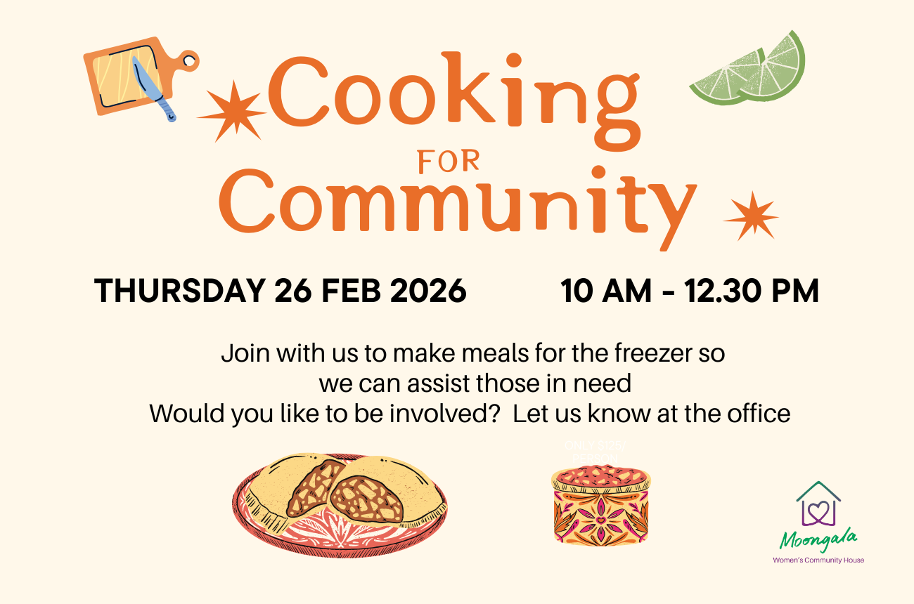 Cooking meals for the community