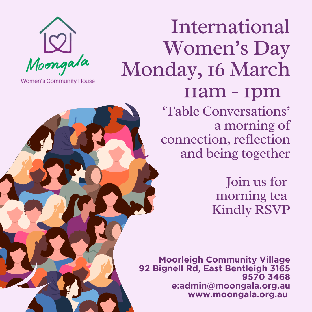 Join us for morning tea and table conversations!