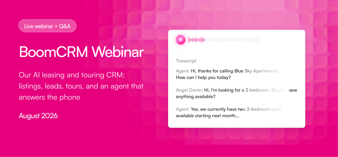 BoomCRM Webinar Recap: August 2026
