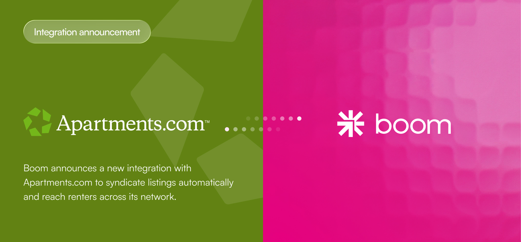 Boom Announces Apartments.com Syndication to Reach Renters Ready to Lease