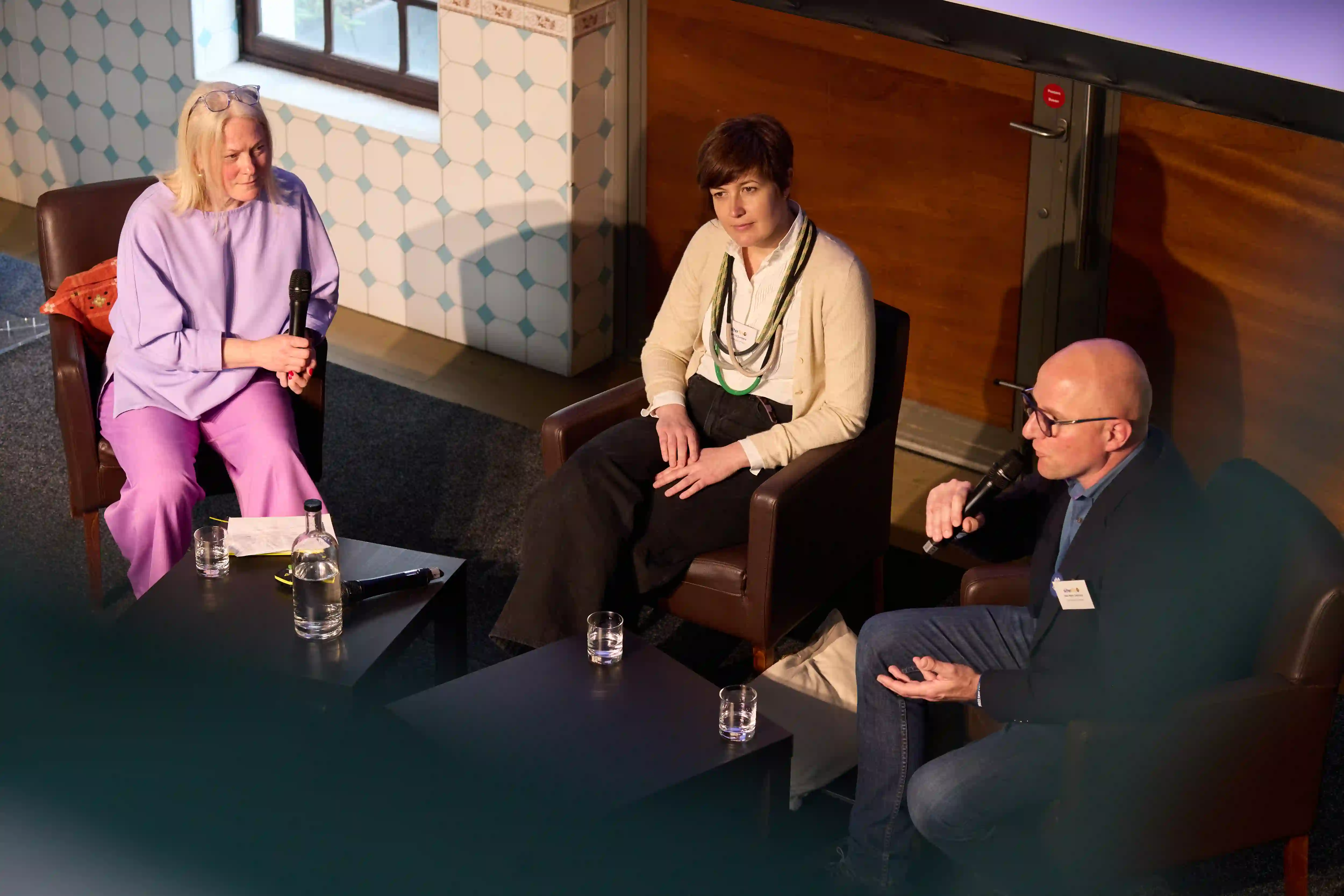 Interview tijdens het evenement voor 30 jaar Alterfin, met Caterina Giordano (CIO) en Jean-Marc Debricon (CEO)