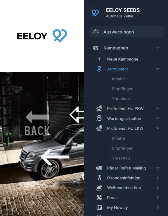 Promo Graphic of Eeloy UI Design