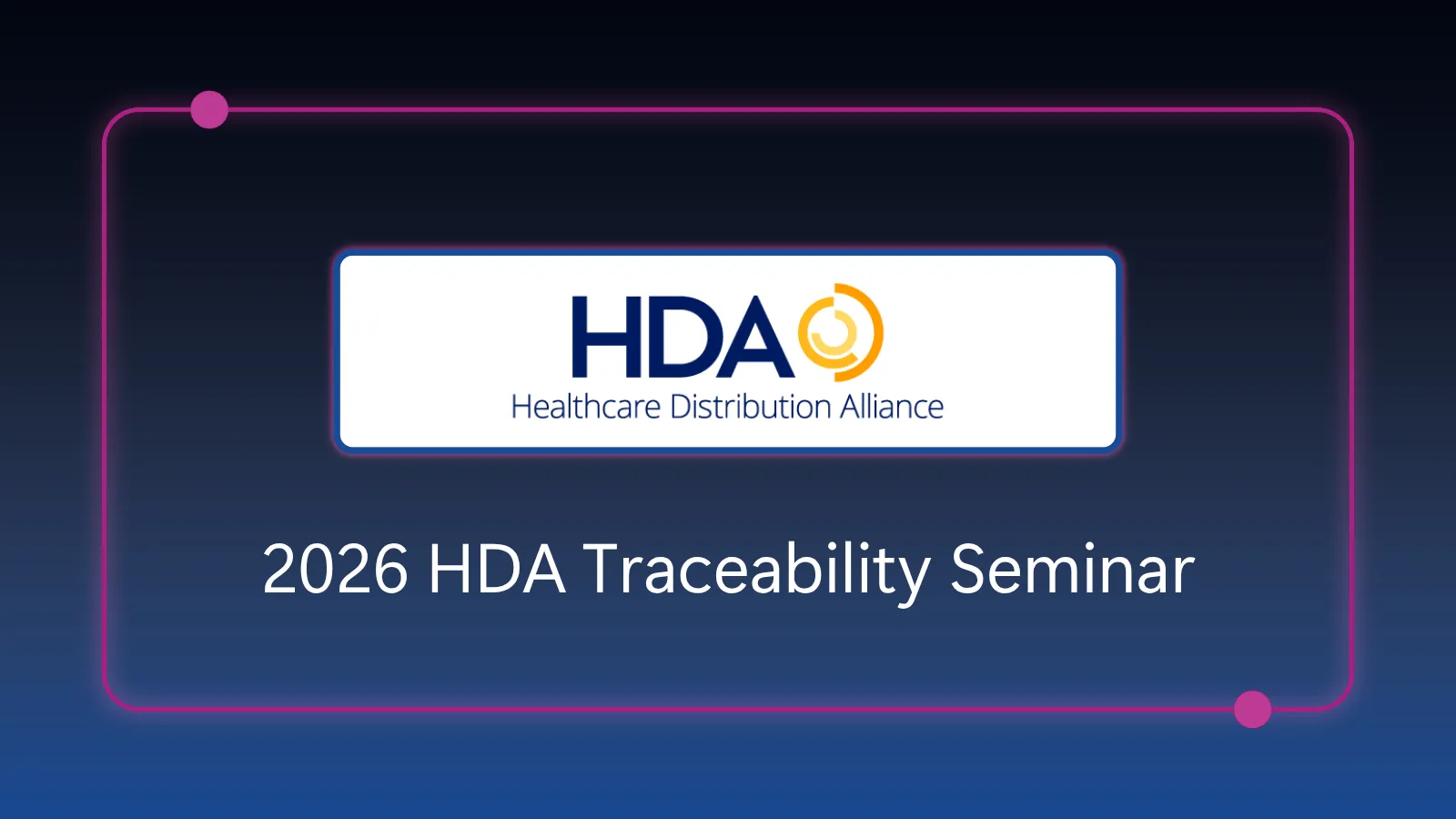 HDA Traceability Seminar - August 31 - September 2, 2026