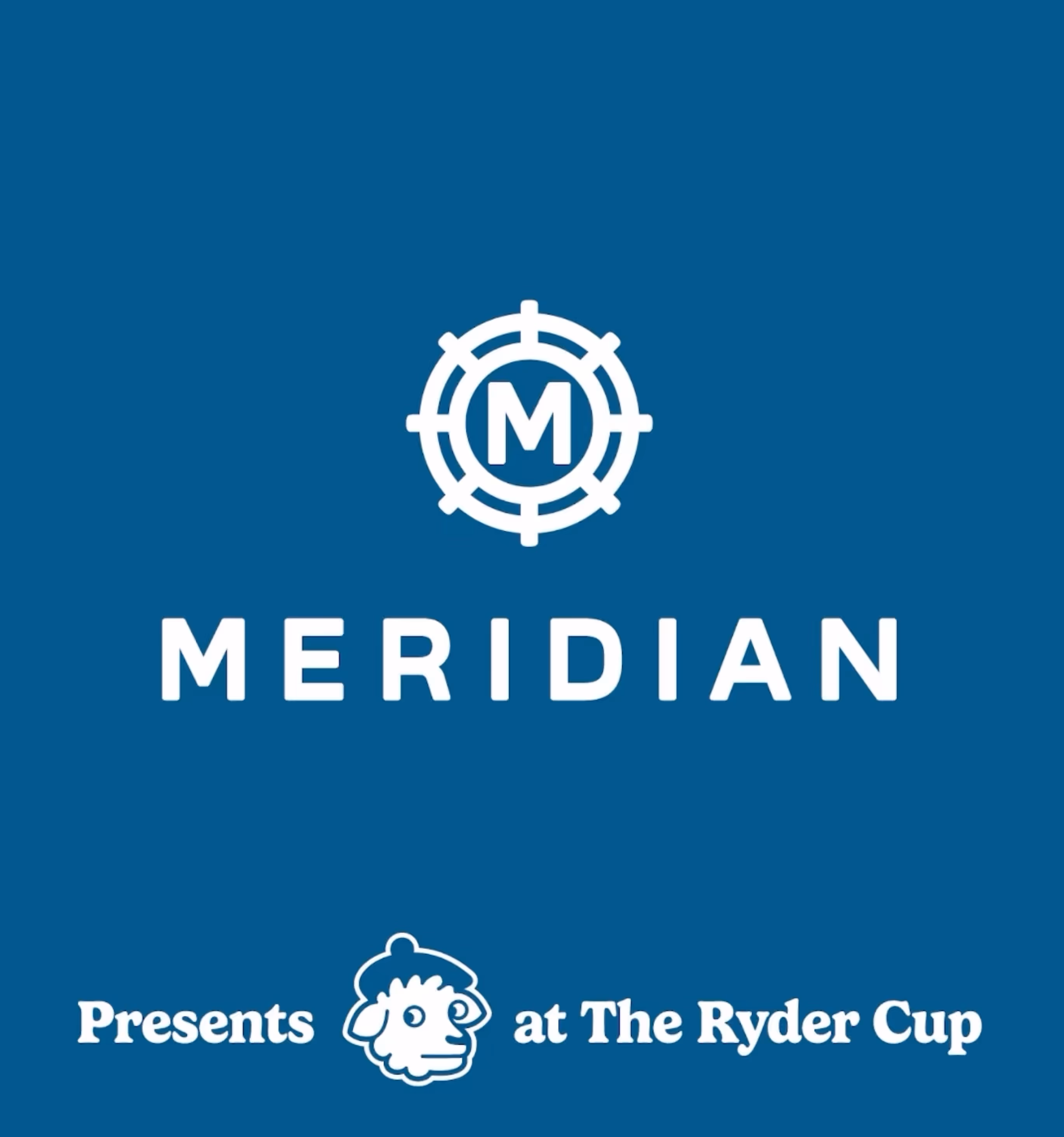 Meridian presented as podcast sponsor with a full-screen title card