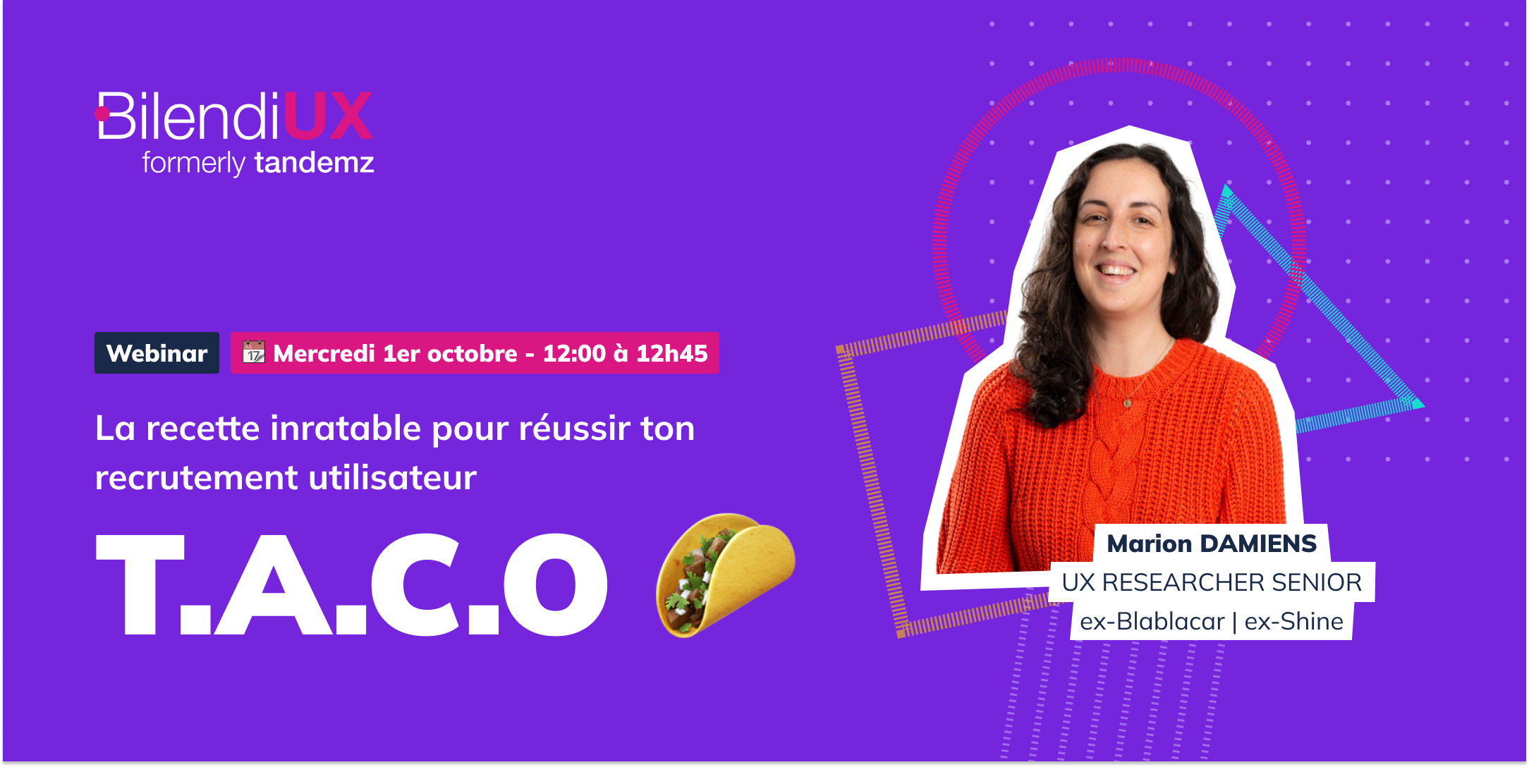 Webinar - Framework T.A.C.O par Marion Damiens
