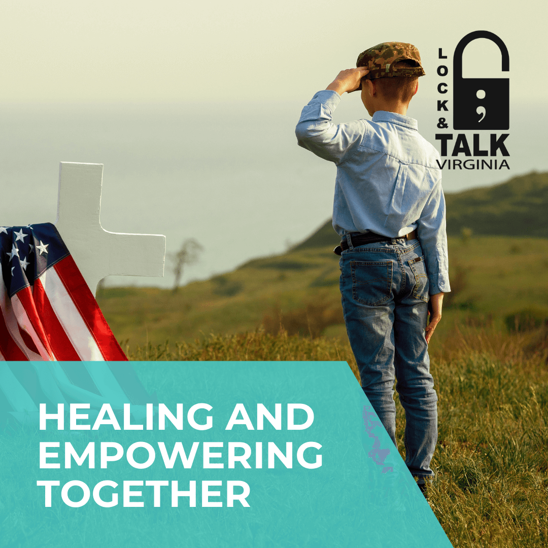 Child saluting grave (military)