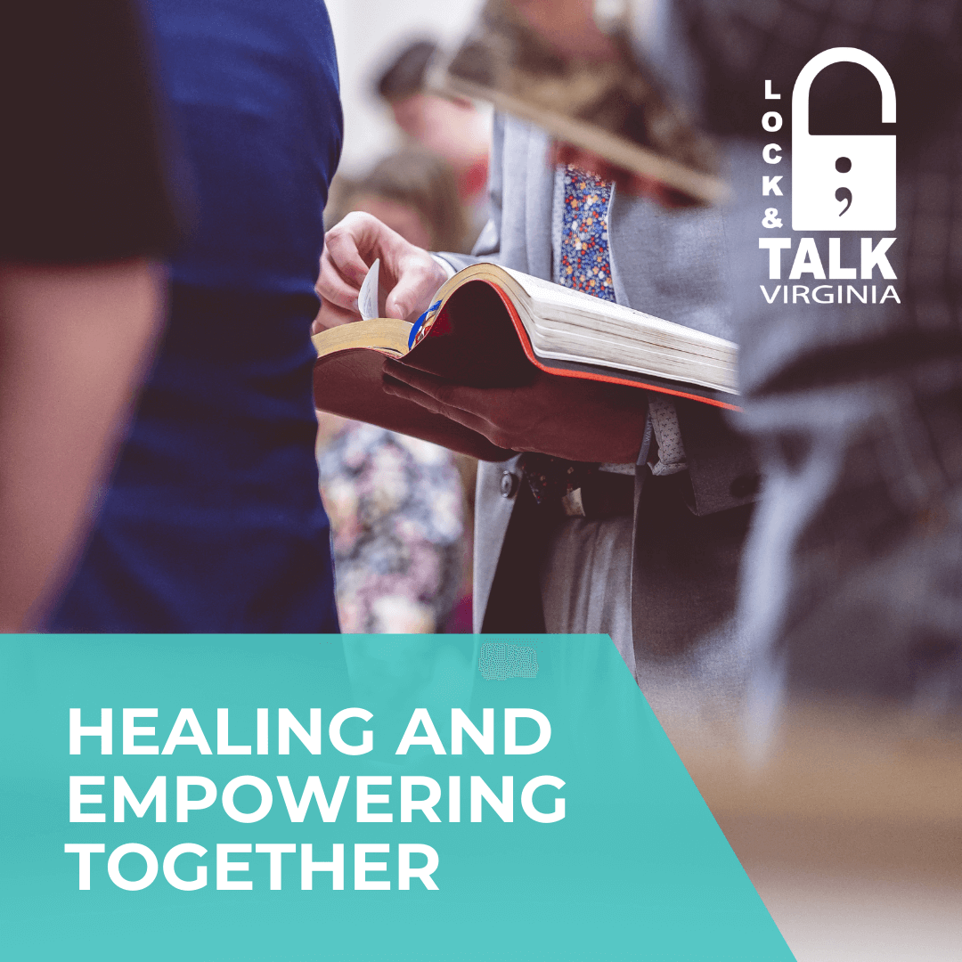 Happy family in front of house