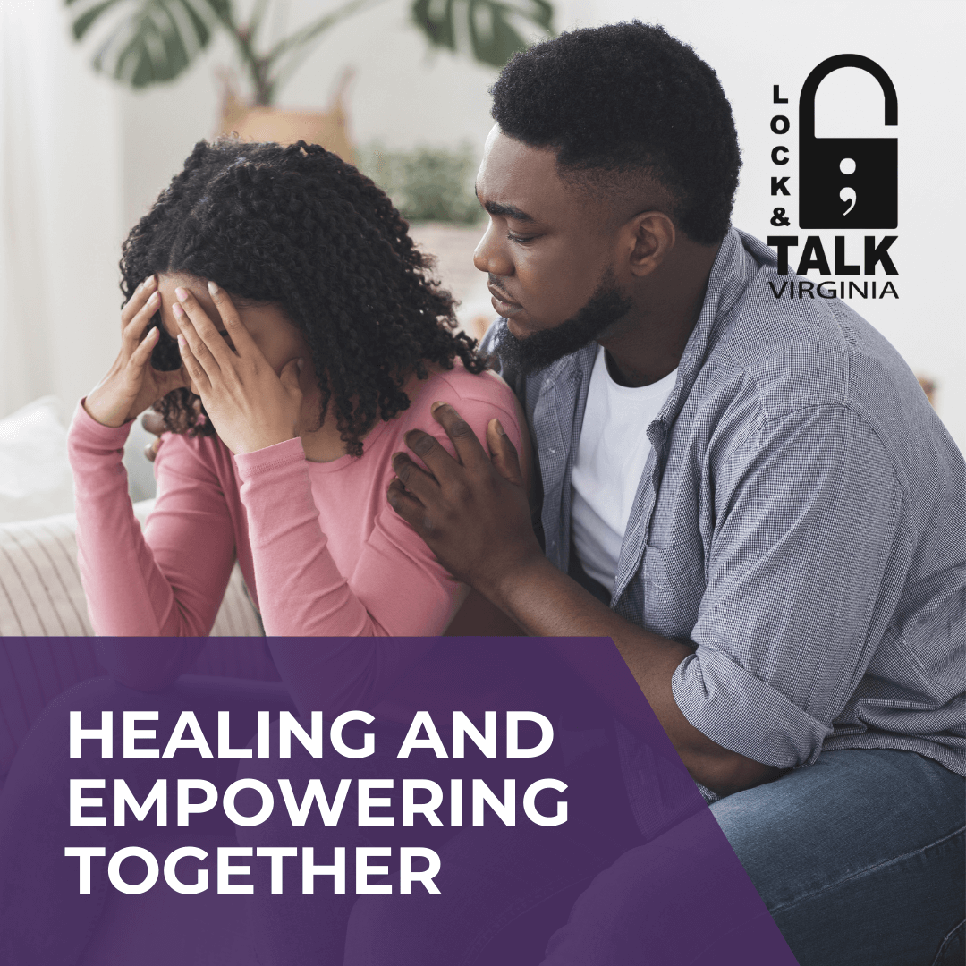 BIPOC couple consoling (BIPOC)