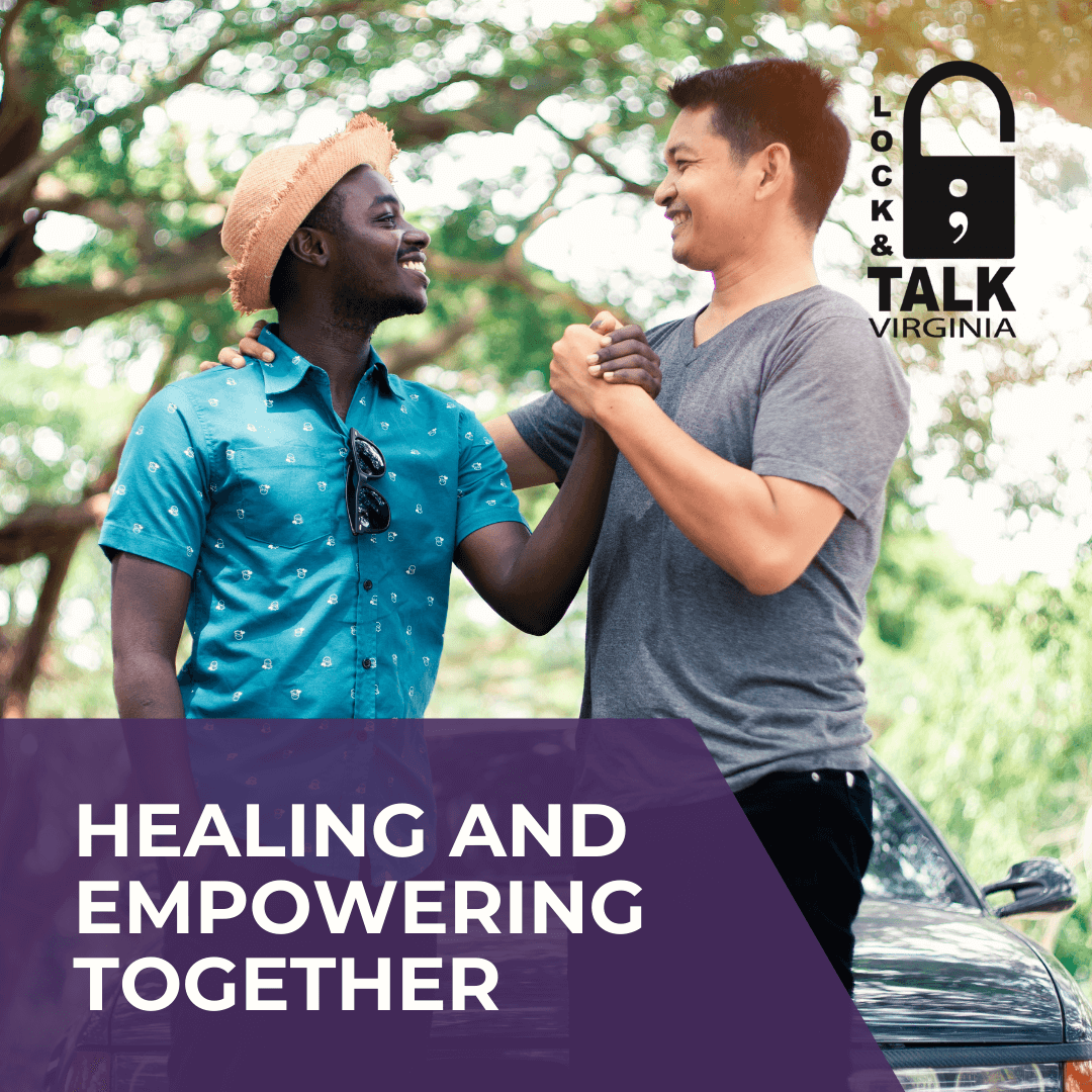 Two friends smiling at each other (BIPOC)