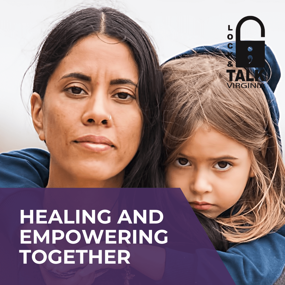 Mother and daughter serious