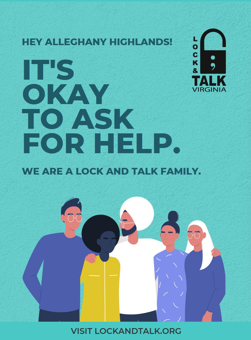 Cartoon socially diverse people. Green text and green background.