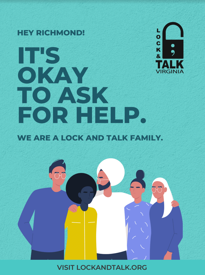 Cartoon socially diverse people. Green text and green background.