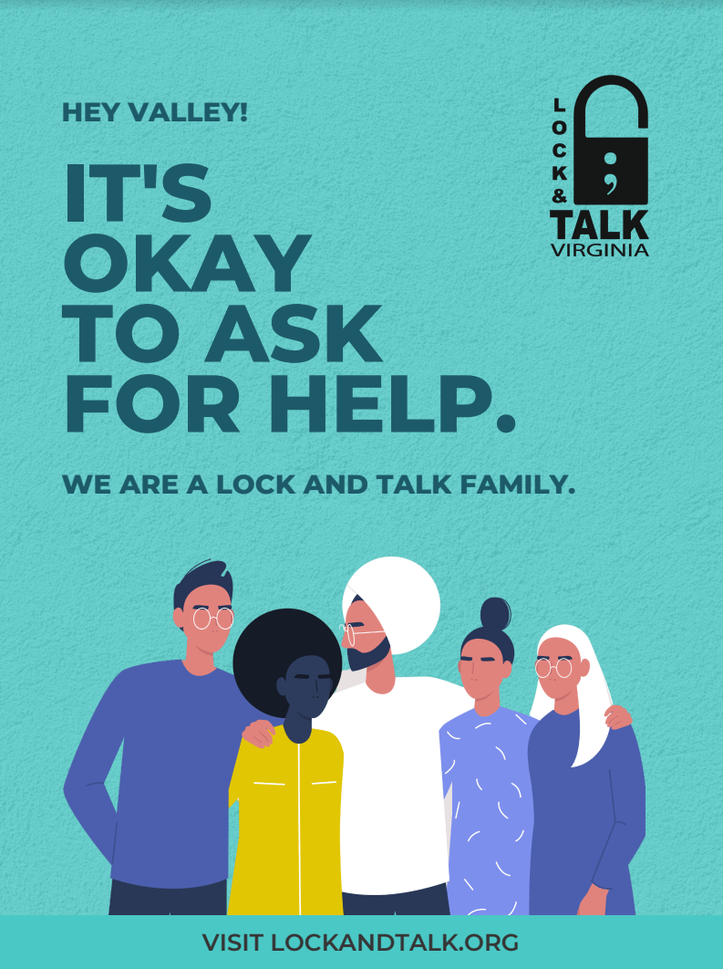 Cartoon socially diverse people. Green text and green background.