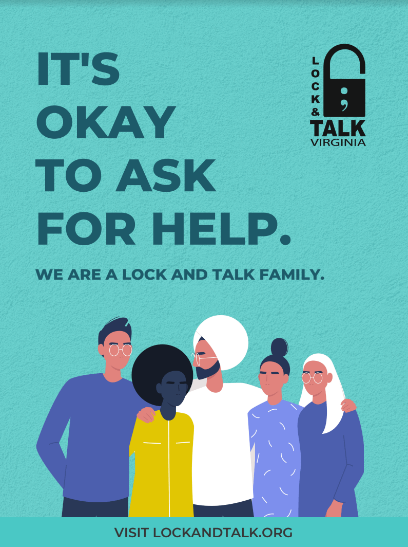 Cartoon socially diverse people. Green text and green background.