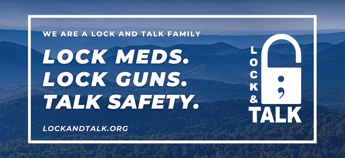 Skyline Drive (mountains) with white font overlay