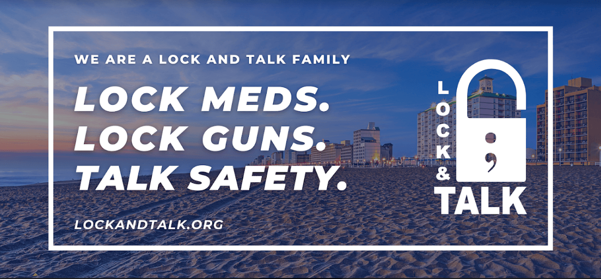 Virginia Beach (beach) with white font overlay