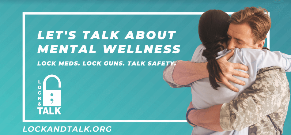 Military man hugging woman